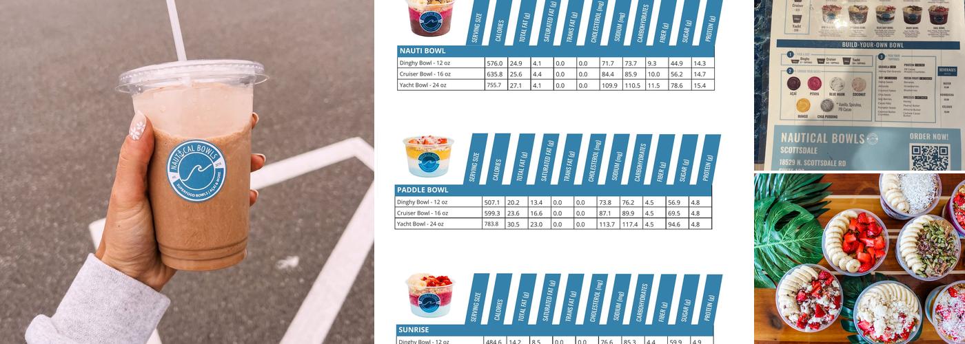 Nautical Bowls Menu