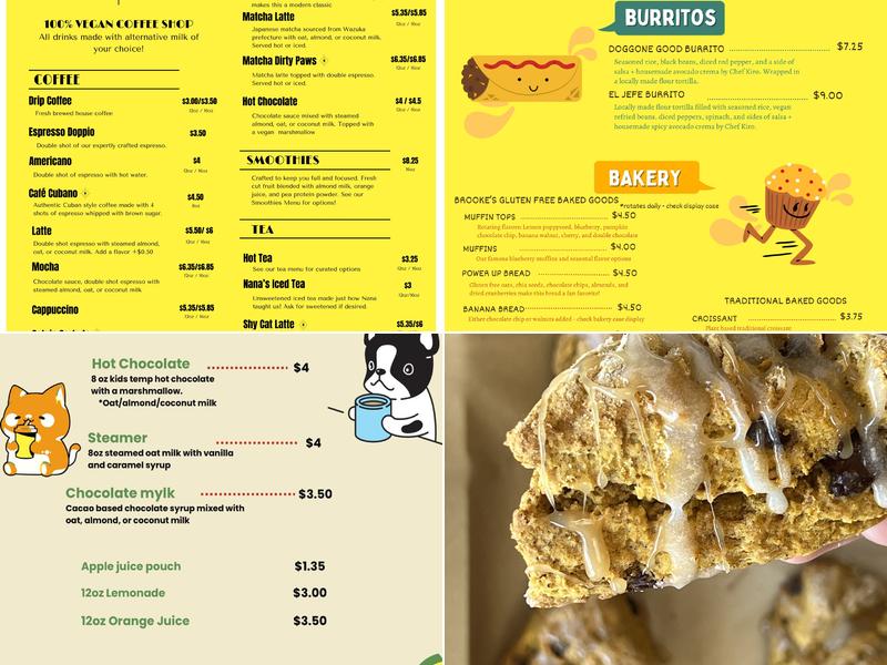 Third Space Coffee Menu