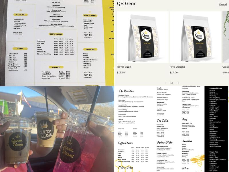 Queen Beans Espresso Menu