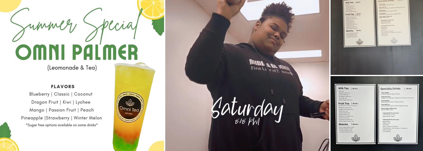 Omni Tea Menu