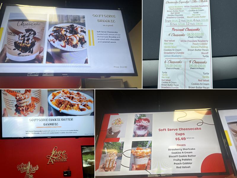 Cheesecake on point! Menu