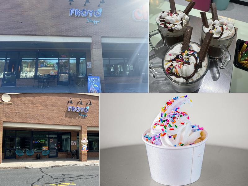 Froyo Shoppe Next to Bed Bath & Beyond and Bob’s, 530R Bushy Hill Rd, Simsbury