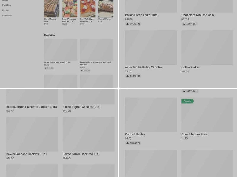 Desserts And Ice Cream Now Menu