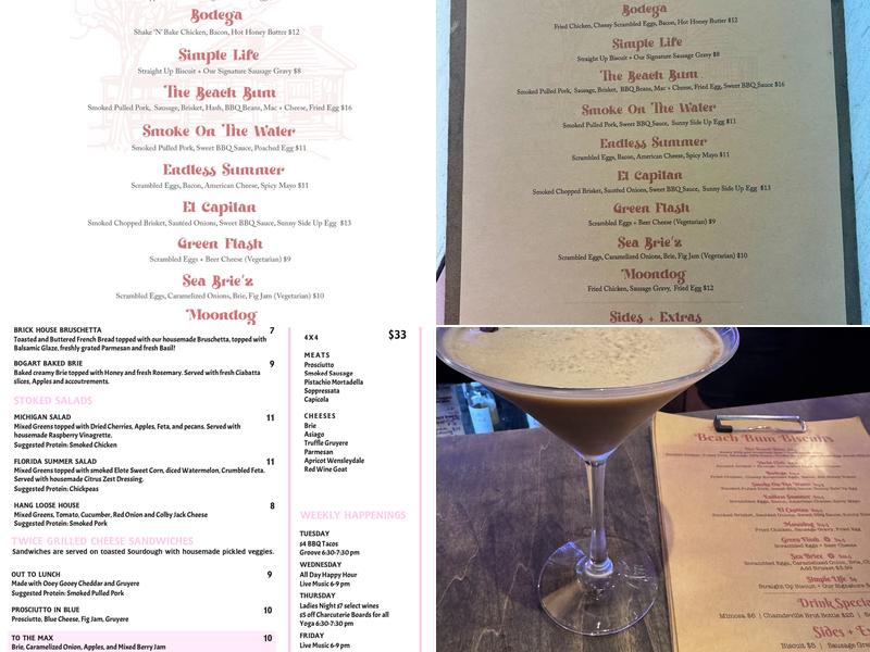 The Wine House + BBQ Menu