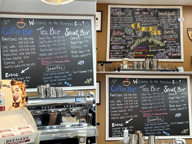 The Honeybee Café Menu