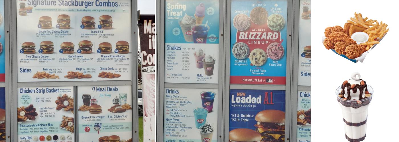 Dairy Queen Grill & Chill Menu