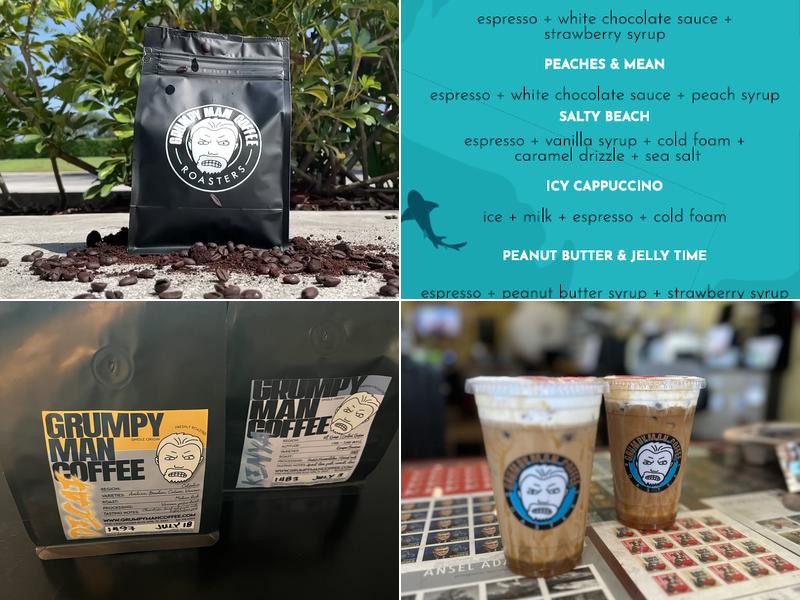 Grumpy Man Coffee Roasters Menu