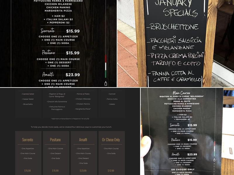 Piccola Pizzeria 2 Menu