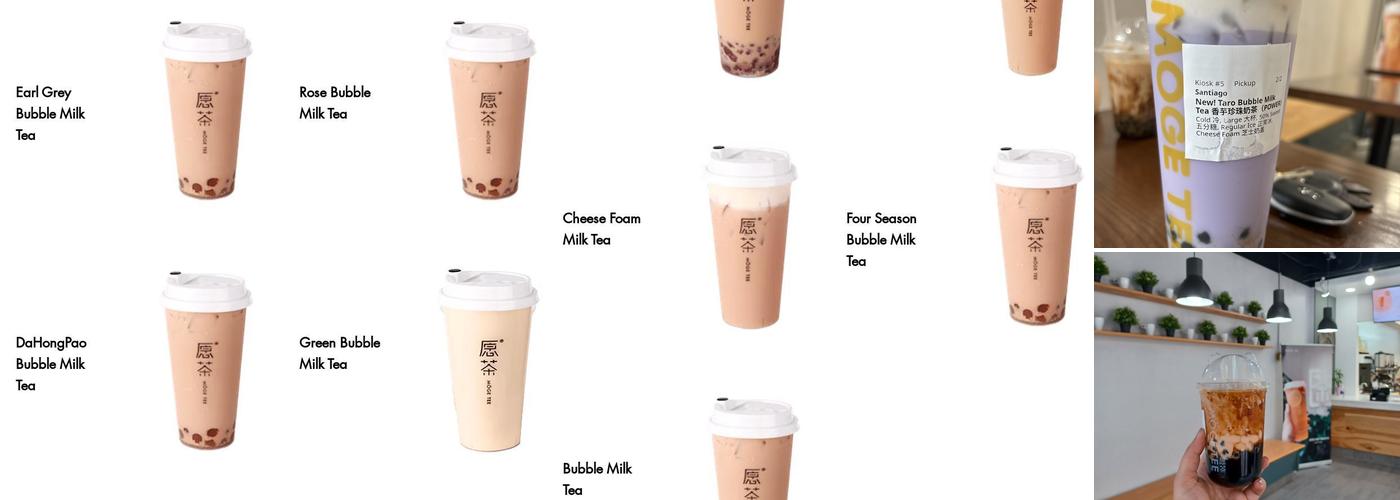 Möge tee Menu