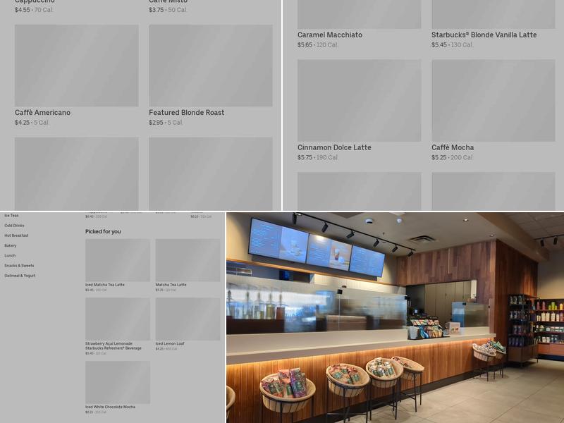 Starbucks Menu