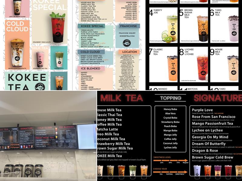 Kokee Tea - Johns Creek Menu