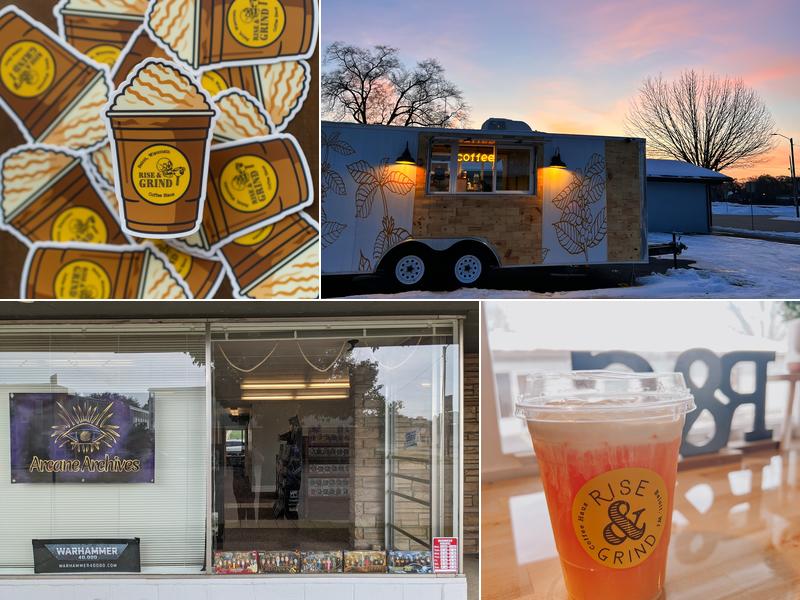 Rise & Grind Coffee Haus 635 Broad St, Beloit
