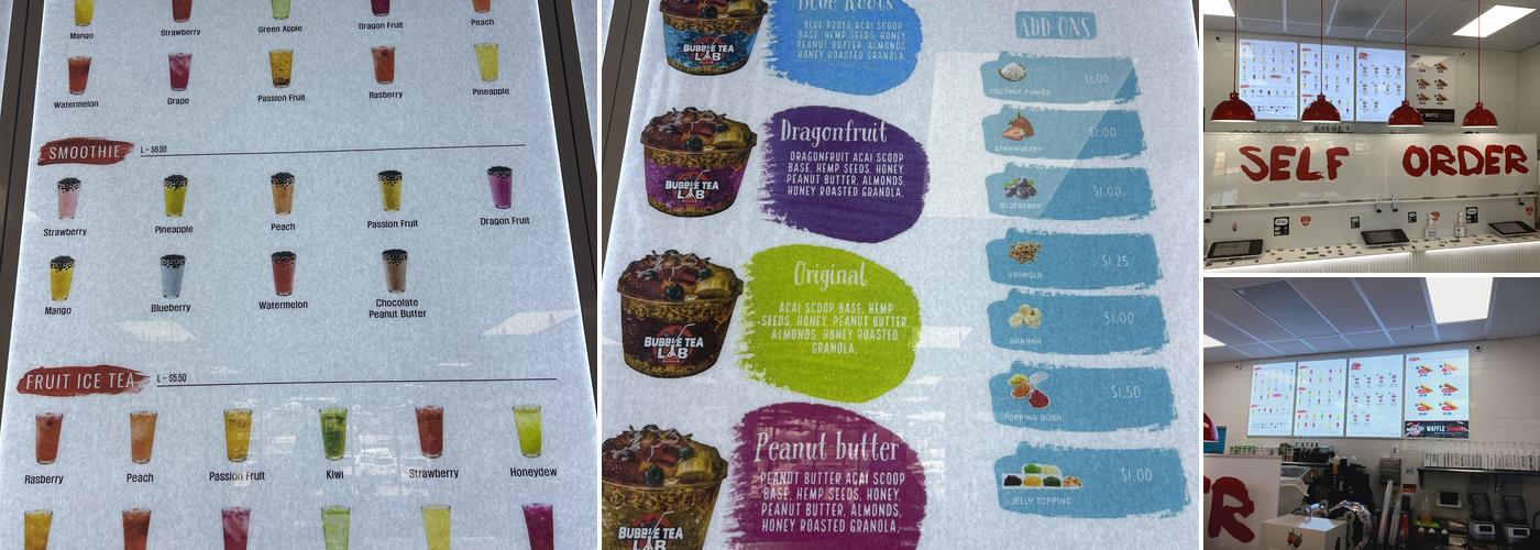Bubble tea lab gurnee Menu