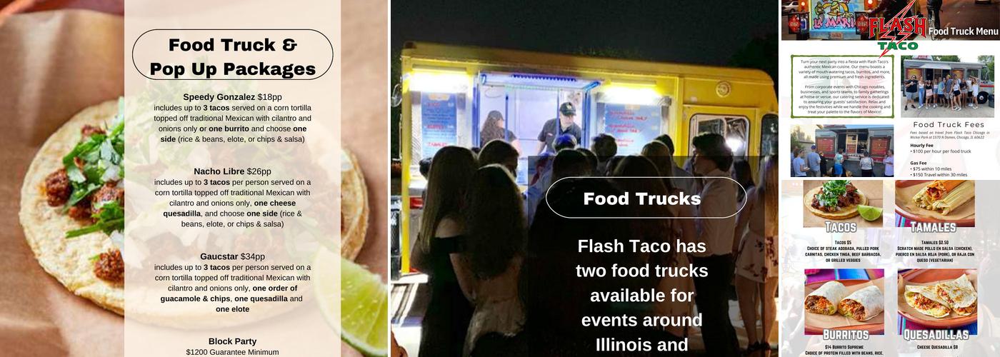 Flash Taco Harrer Park Menu