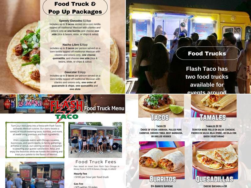Flash Taco Harrer Park Menu