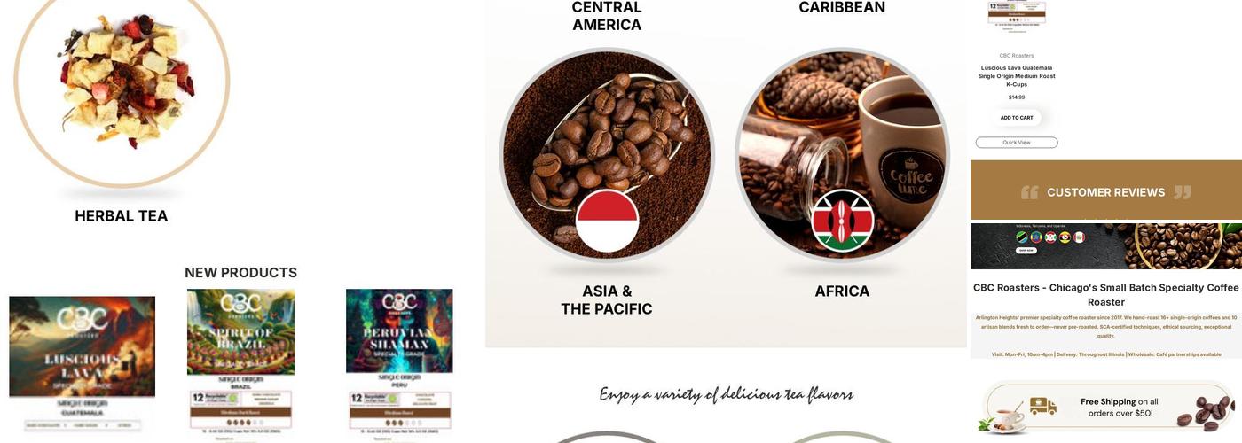 CBC Roasters Menu