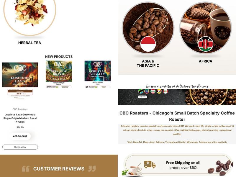 CBC Roasters Menu