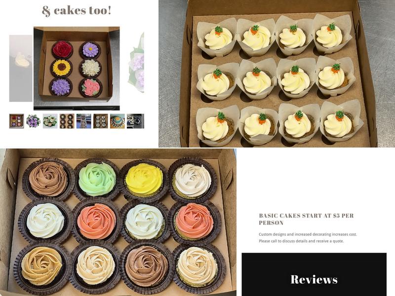 Clock Tower Cupcakes Menu