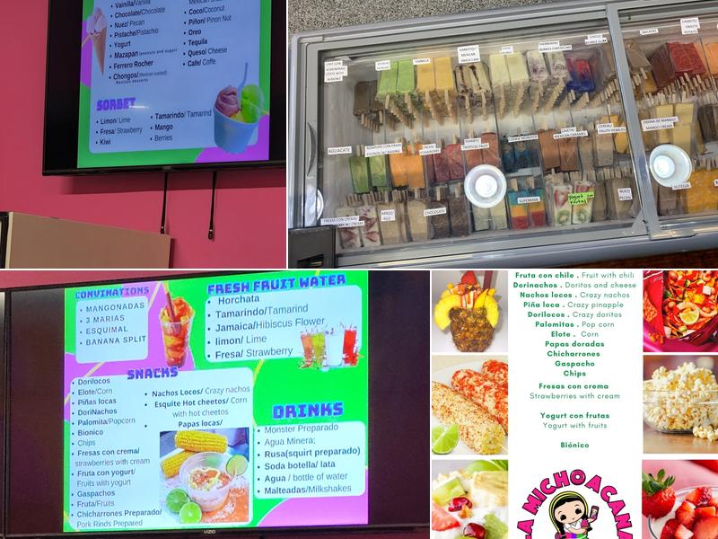 La Michoacana Twister Menu
