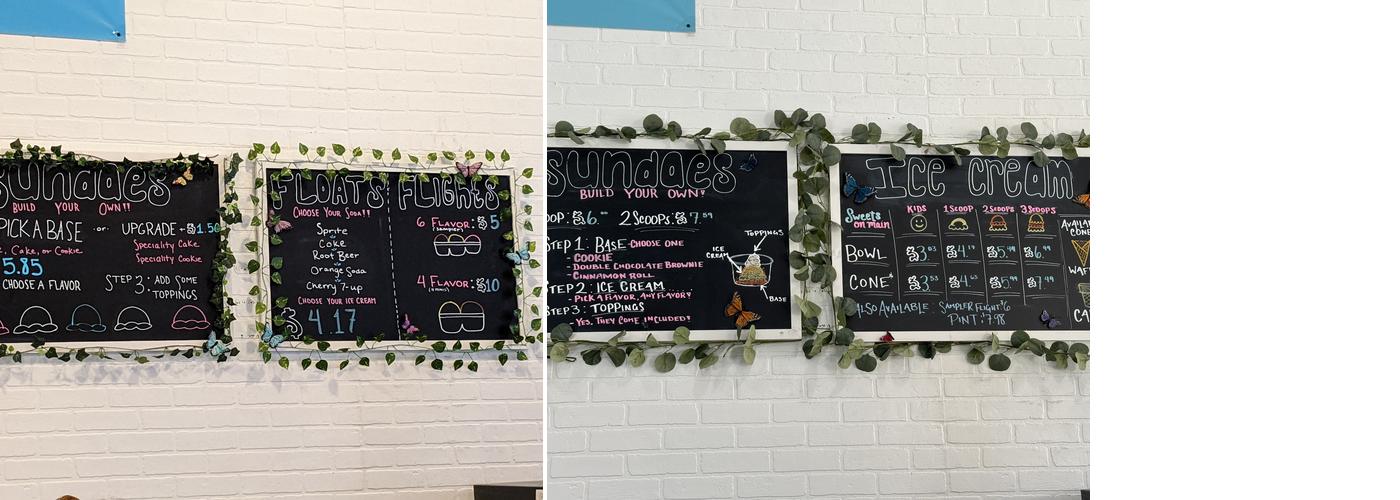 Sweets On Main Menu