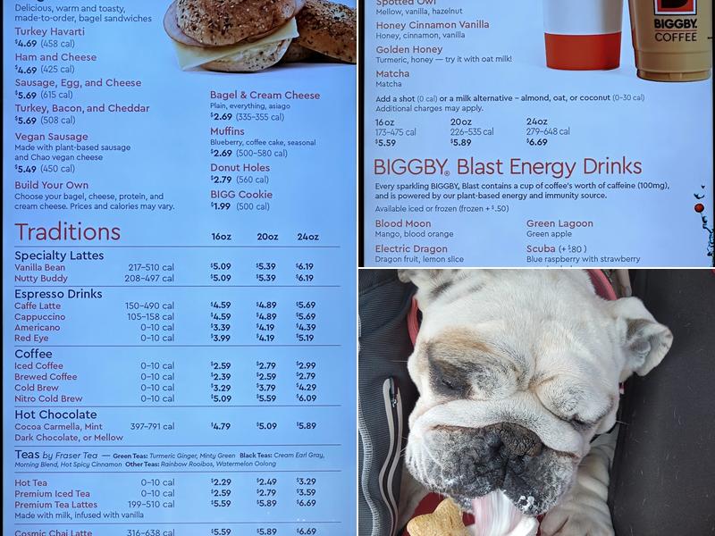 Biggby Coffee Menu