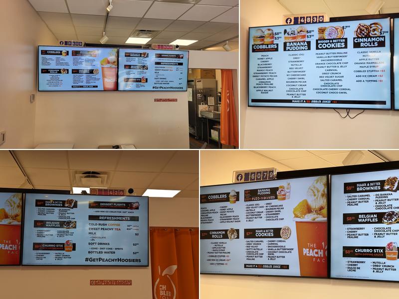 The Peach Cobbler Factory Menu