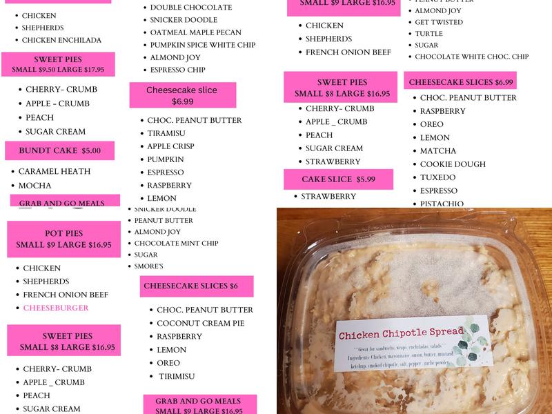 Tastefully Indiana Menu