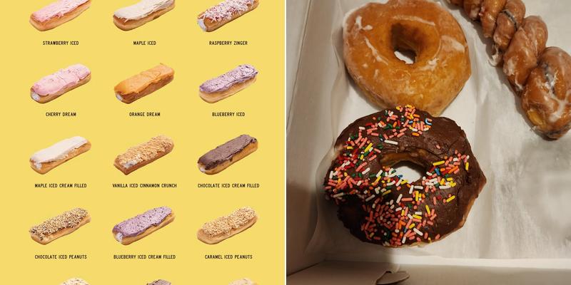 Jeff's Donuts Menu