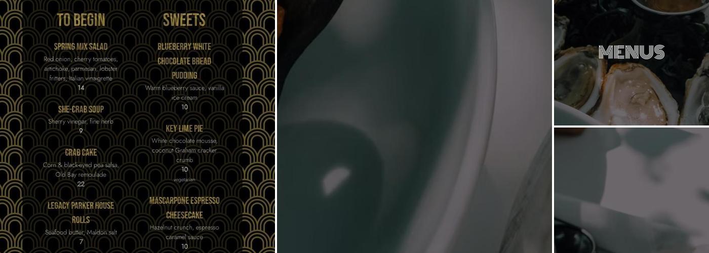 OUTCAST fish & oyster bar Menu