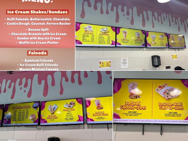 Kwality Ice Creams - Cumming Menu
