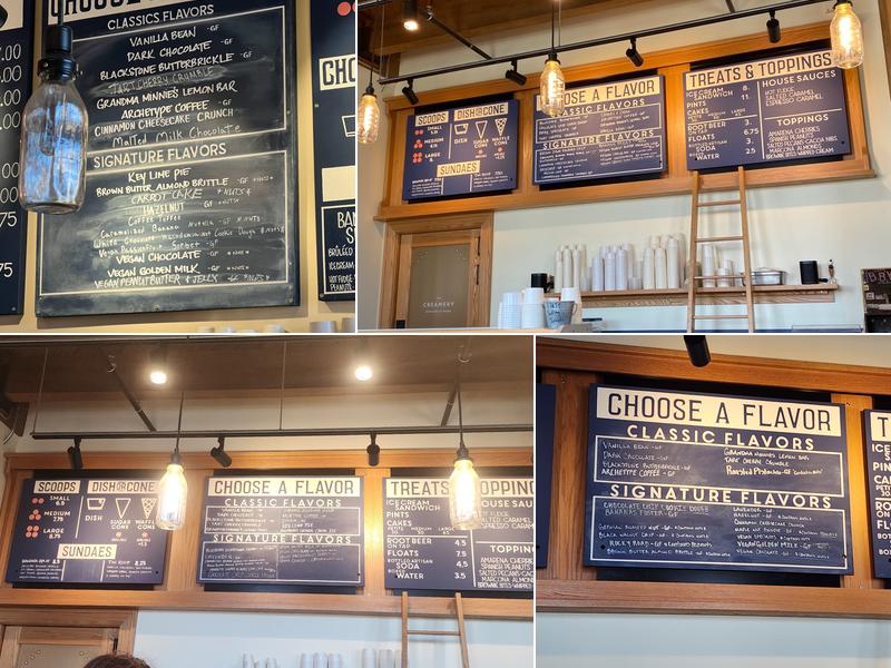 Coneflower Creamery - Millwork Commons Menu