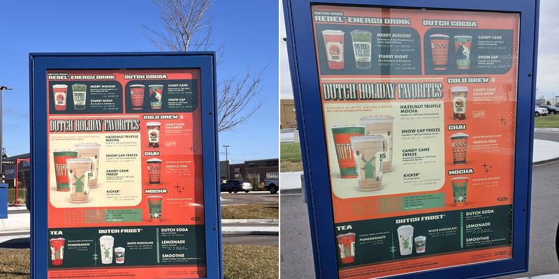 Dutch Bros Coffee Menu