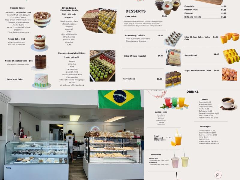 Geo's Gourmet Sweets Menu