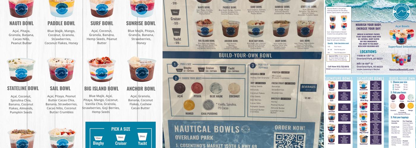 Nautical Bowls Menu