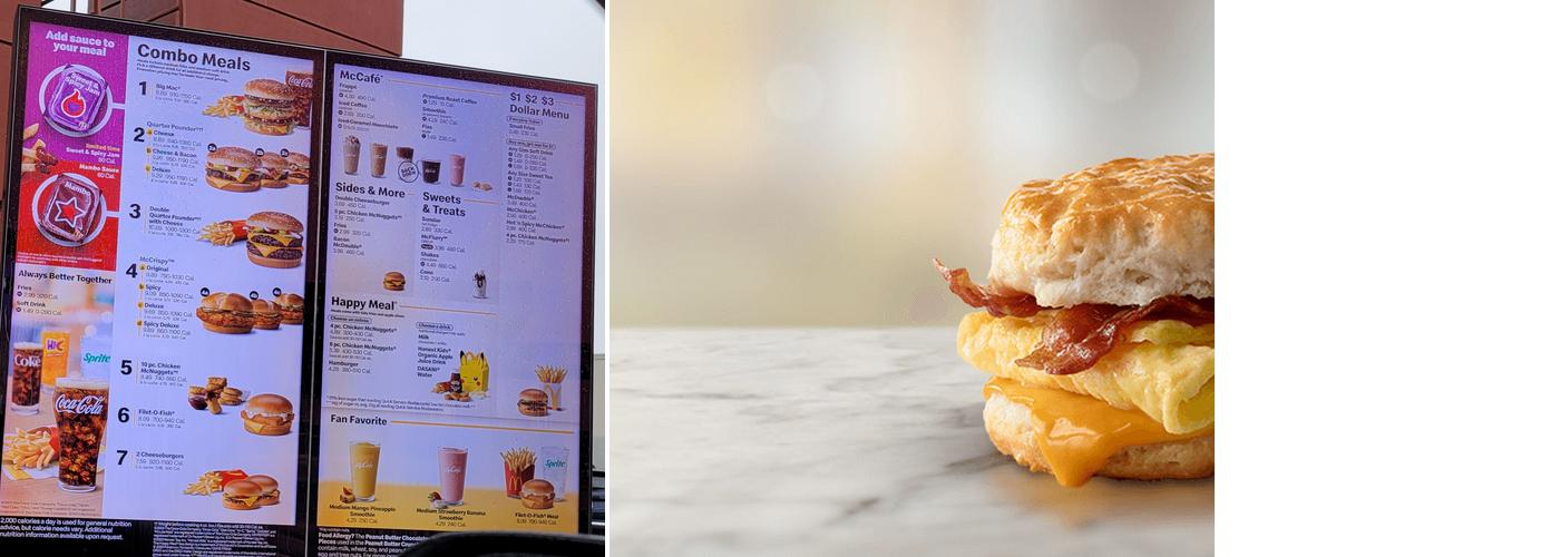 McDonald's Menu