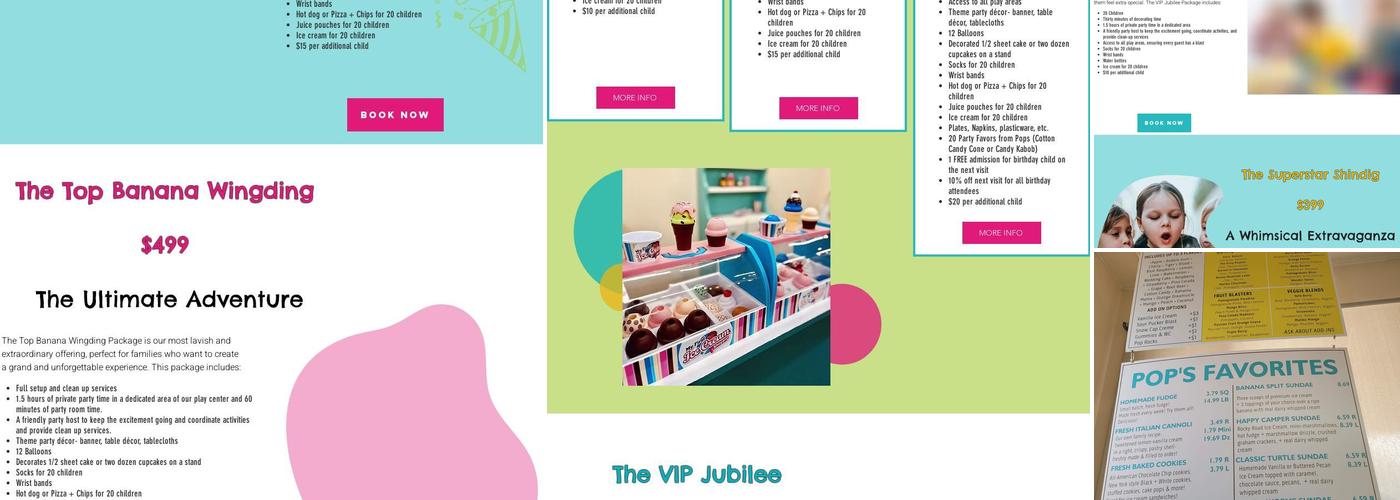 Pop’s Sweet Shop Menu