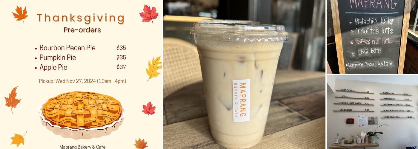 Maprang Bakery & Cafe Menu