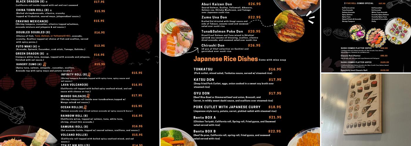 ZumoThai Menu