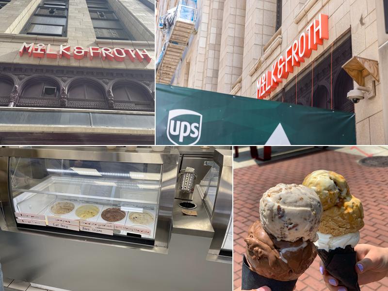 Milk & Froth Ice Cream 535 Griswold St Ste 112, Detroit