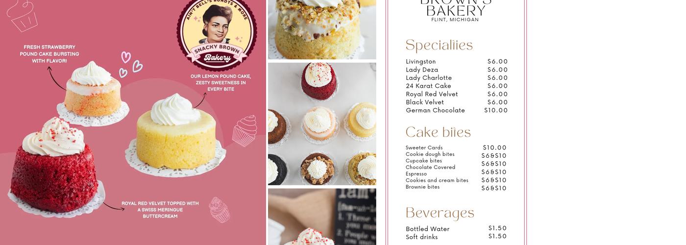 Snacky Brown Bakery Menu