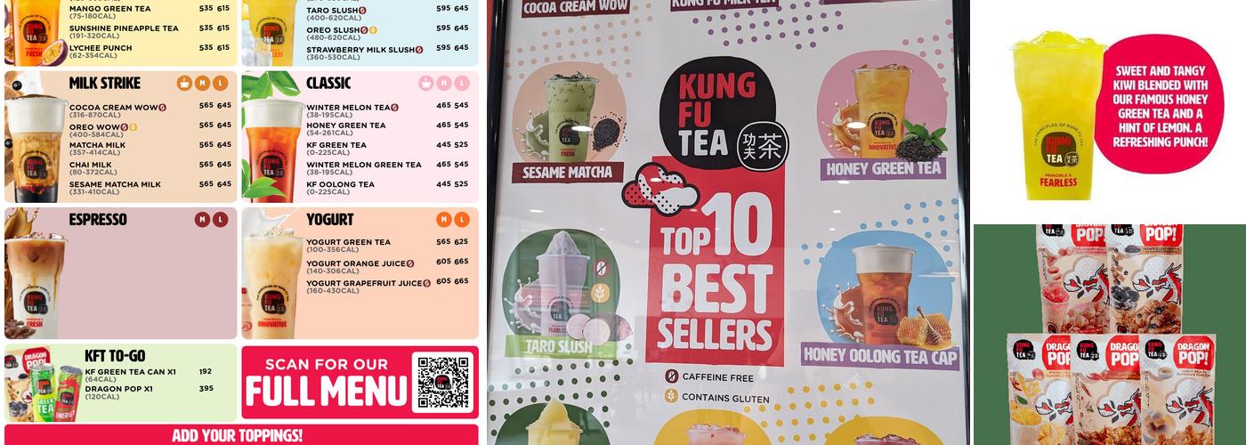 Kung Fu Tea Livonia Menu