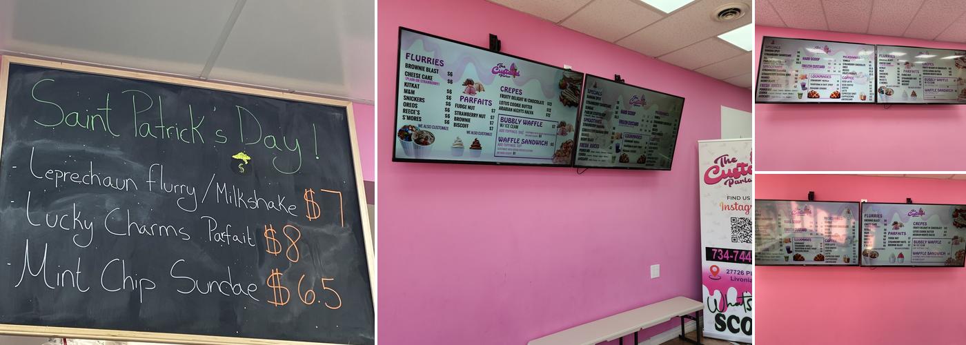 The Custard Parlor Menu