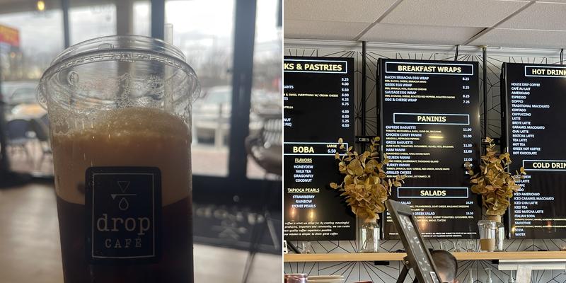 Drop Cafe Menu
