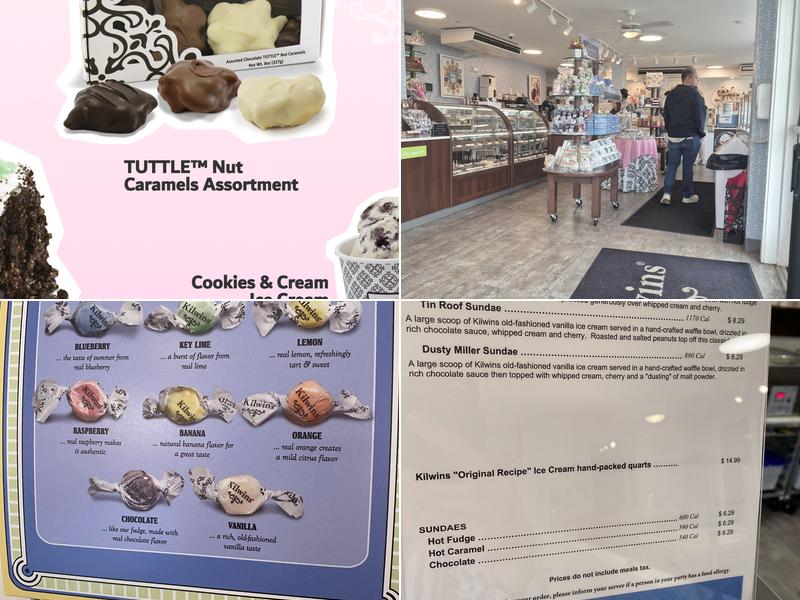 Kilwins Chocolates, Fudge, and Ice Cream Menu