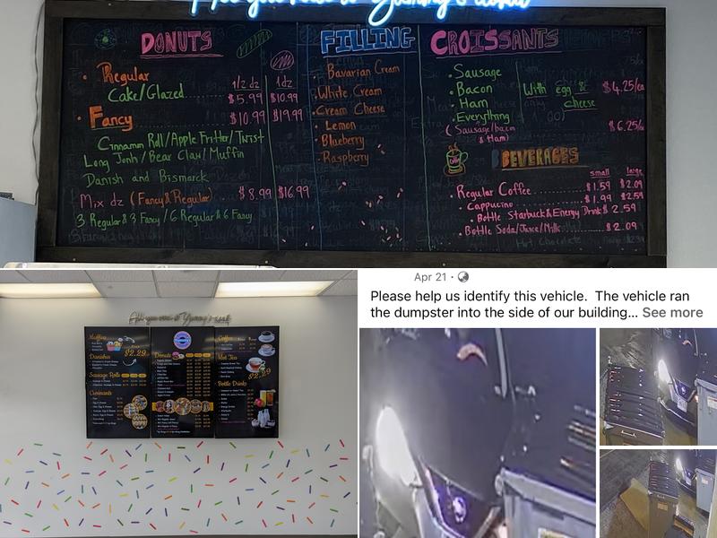 Yummy's Donut Columbia Menu