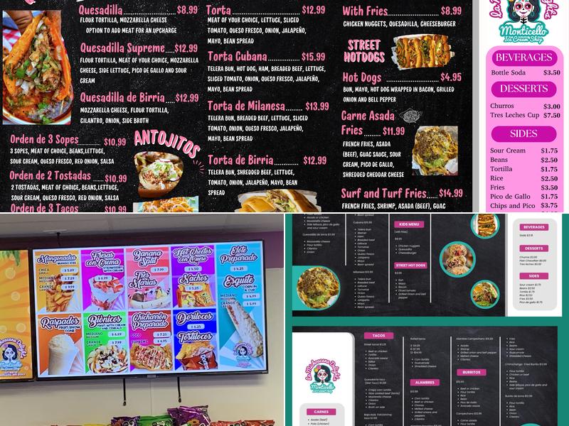 La Michoacana Ice Cream Delights Menu