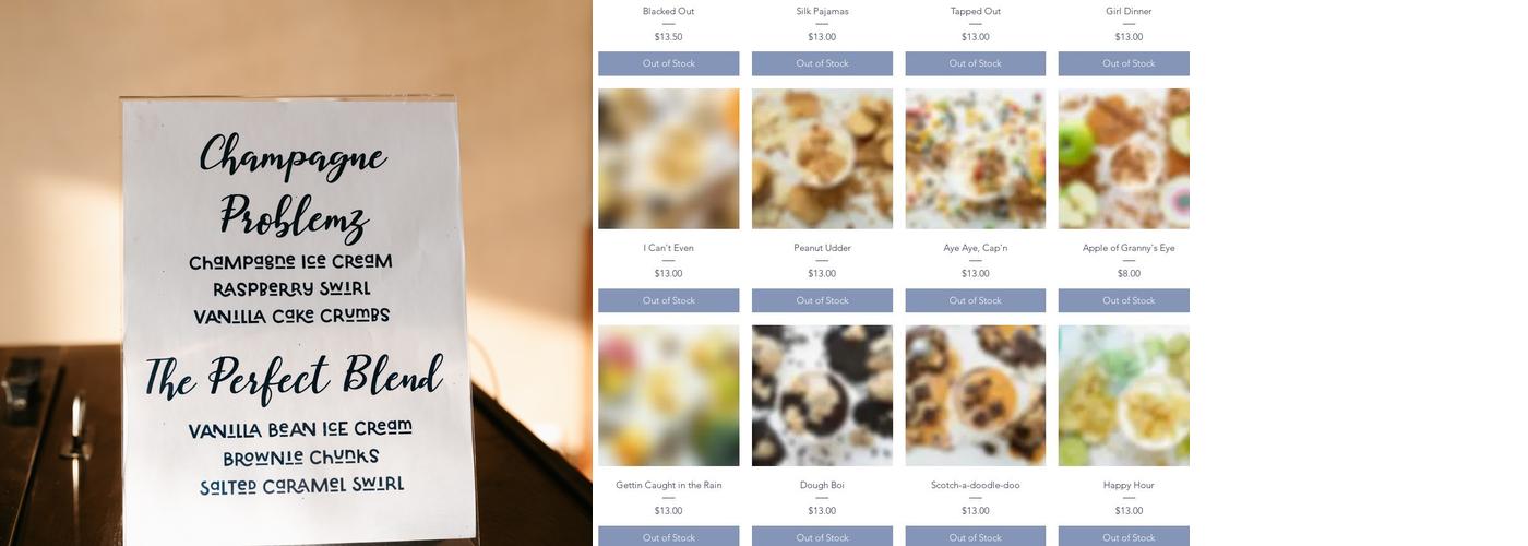 A to Z Creamery Menu