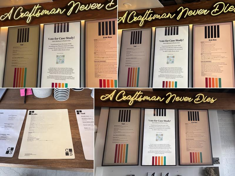 Case Study Coffee Lounge Menu