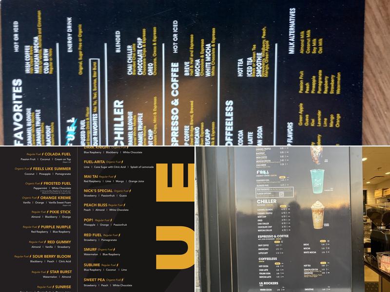 Black Rock Coffee Bar Menu