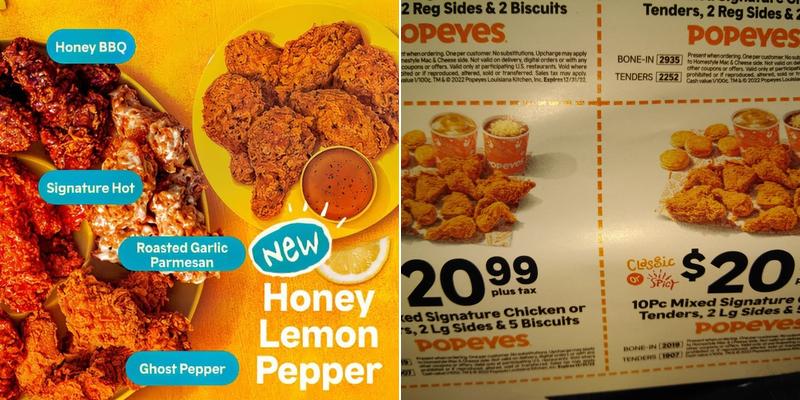 Popeyes Louisiana Kitchen Menu